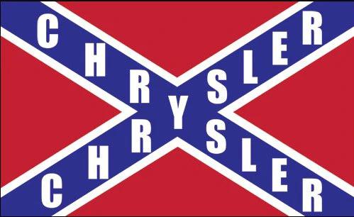 Chrysler Blue Red Flag 3X5 Ft Polyester Banner USA 90x150cm by flagsjustdoit