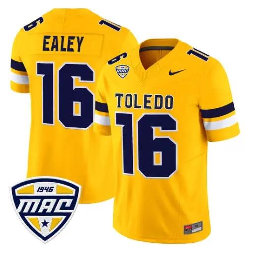 Chuck Ealey Jersey #16 Toledo Rockets 2026 Vapor Limited All Stitched by My Store NCAA Football Jerseys