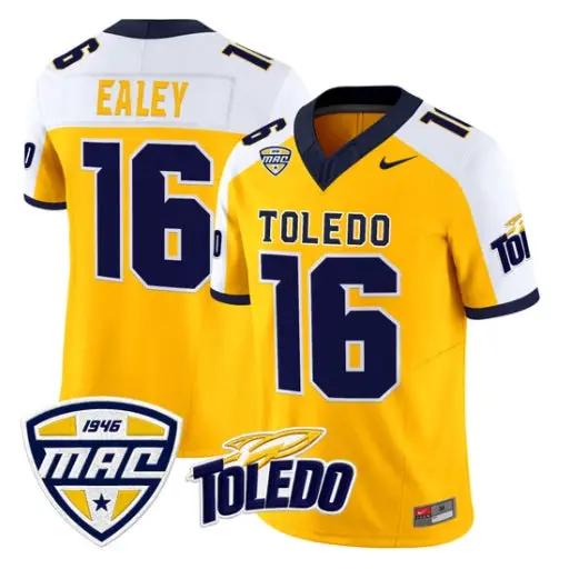 Chuck Ealey Jersey #16 Toledo Rockets 2026 Vapor Limited All Stitched by My Store NCAA Football Jerseys