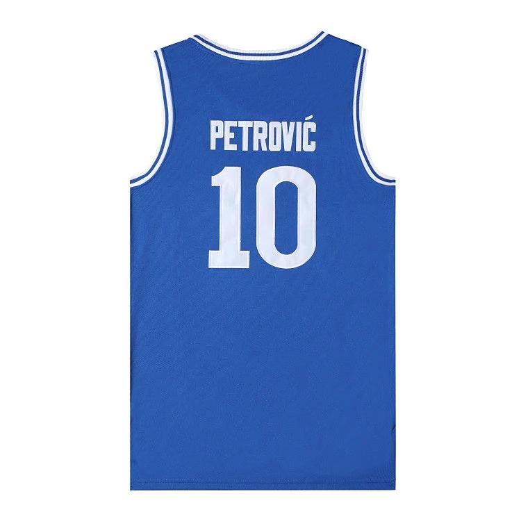 Cibona Zagreb College Drazen Petrovic Basketball Jersey by My store basketball