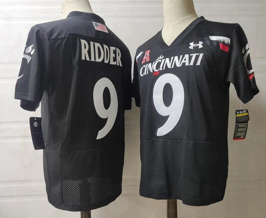 Cincinnati Bearcats #9 Desmond Ridder NCAA Football Jersey Black by My Store