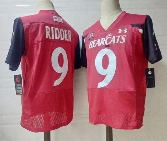 Cincinnati Bearcats #9 Desmond Ridder NCAA Football Jersey Red by My Store