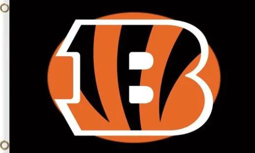 Cincinnati Bengals Black Flag 3X5 Ft Polyester Banner USA 90x150cm by flagsjustdoit