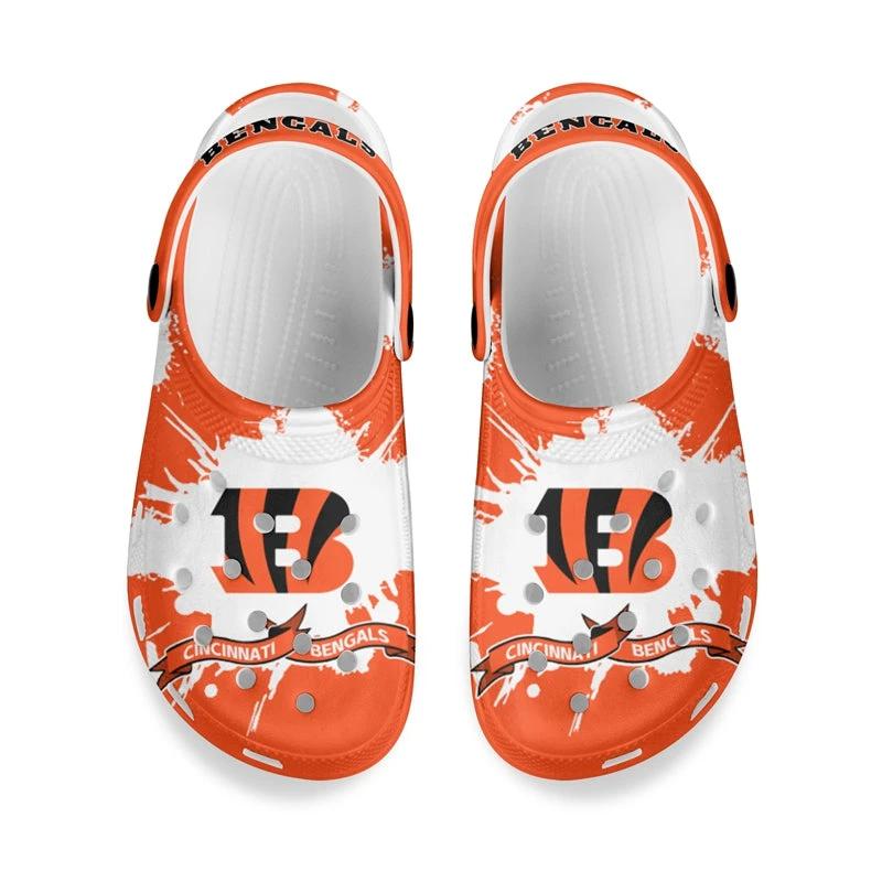 Cincinnati Bengals Crocs Unisex Clogs Clog Shoes by Crocs