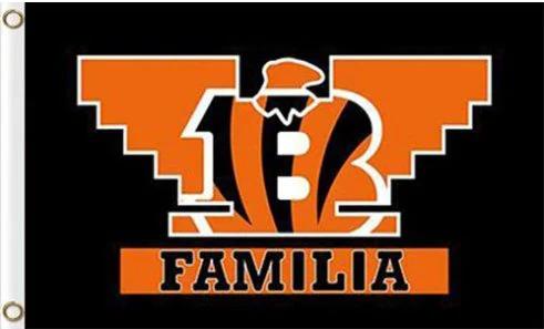 Cincinnati Bengals Familia Flag 3X5 Ft Polyester Banner USA 90x150cm by flagsjustdoit