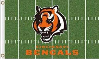 Cincinnati Bengals Green Flag 3X5 Ft Polyester Banner USA 90x150cm by flagsjustdoit