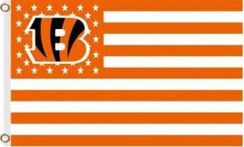 Cincinnati Bengals Star Flag 3X5 Ft Polyester Banner USA 90x150cm by flagsjustdoit