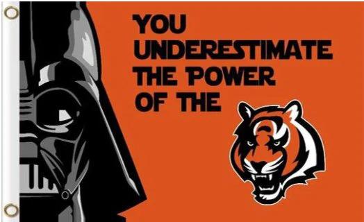 Cincinnati Bengals Star Wars Flag 3X5 Ft Polyester Banner USA 90x150cm by flagsjustdoit