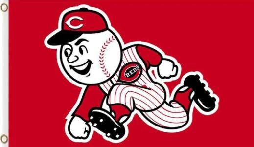 Cincinnati Reds Baseball Club Flag 3X5Ft Banner USA Polyester with Brass Grommets by flagsjustdoit