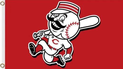 Cincinnati Reds Baseball Club US Flag 3X5Ft Banner USA Polyester with Brass Grommets - 10 by flagsjustdoit