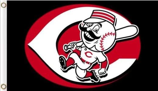 Cincinnati Reds Baseball Club US Flag 3X5Ft Banner USA Polyester with Brass Grommets - 1 by flagsjustdoit