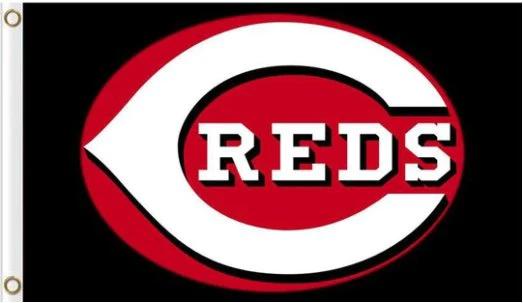 Cincinnati Reds Baseball Club US Flag 3X5Ft Banner USA Polyester with Brass Grommets - 3 by flagsjustdoit