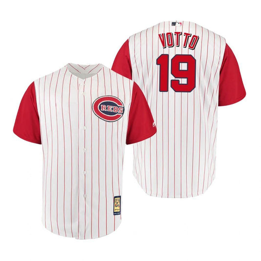 Cincinnati Reds Joey Votto White 1961 Throwback Jersey by My Store