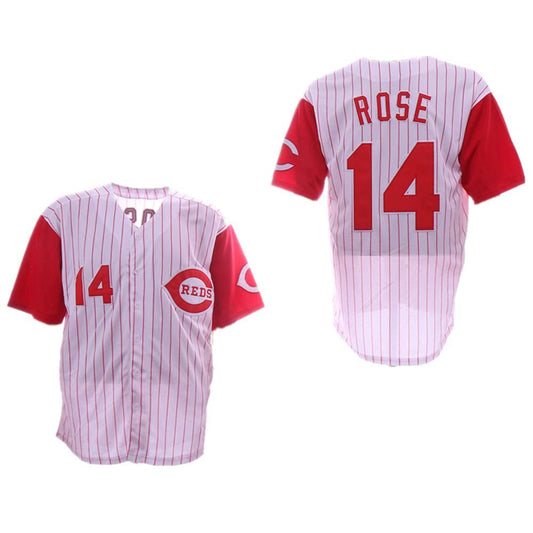 Cincinnati Reds Pete Rose White Throwback Jersey by My Store