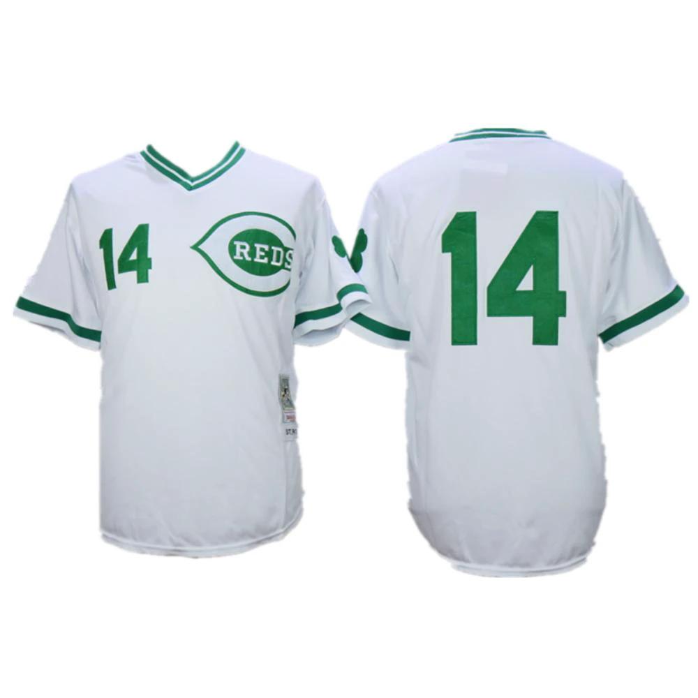 Cincinnati Reds Pete Rose White Throwback Pullover Jersey by My Store