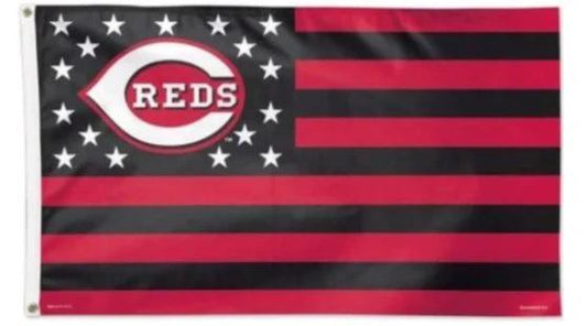 Cincinnati Reds Star Flag 3X5 Banner USA Polyester with Brass Grommets by flagsjustdoit
