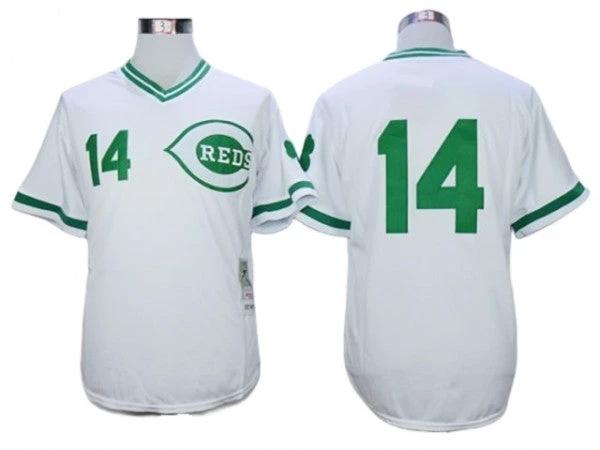 Cincinnati Reds #14 Pete Rose St. Patrick's Day Spring Training Throwback Jersey by My Store