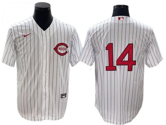 Cincinnati Reds #14 Pete Rose White at Field Of Dreams Game Jersey by My Store