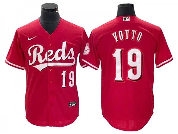 Cincinnati Reds #19 Joey Votto Red Alternate Cool Base Jersey by My Store