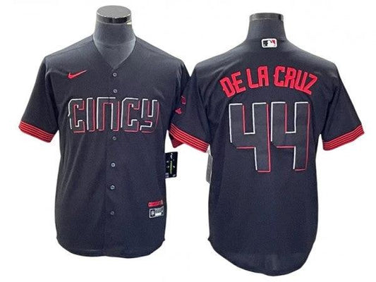 Cincinnati Reds #37 Tyler Stephenson Black City Connect Limited Jersey by My Store