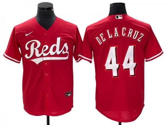 Cincinnati Reds #44 Elly De La Cruz Red Cool Base Jersey by My Store