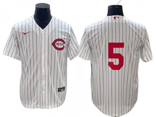 Cincinnati Reds #5 Johnny Bench White At Field Of Dreams Game Jersey by My Store