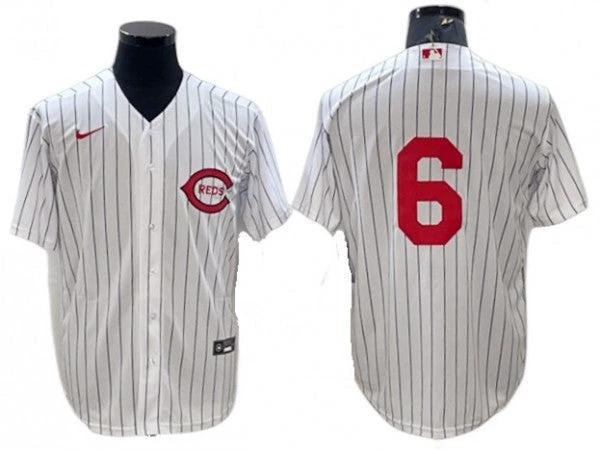 Cincinnati Reds #6 Jonathan India White At Field Of Dreams Game Jersey by My Store