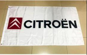 Citroen Car Flag 3X5 Ft Polyester Banner USA 90x150cm by flagsjustdoit