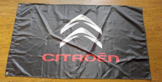 Citroen Flag 3X5 Ft Polyester Banner USA 90x150cm by flagsjustdoit