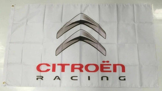 Citroen Racing Banner Flag - Car Hatch Turbo Diesel Mechanic Workshop Man Cave3x5ft by flagsjustdoit