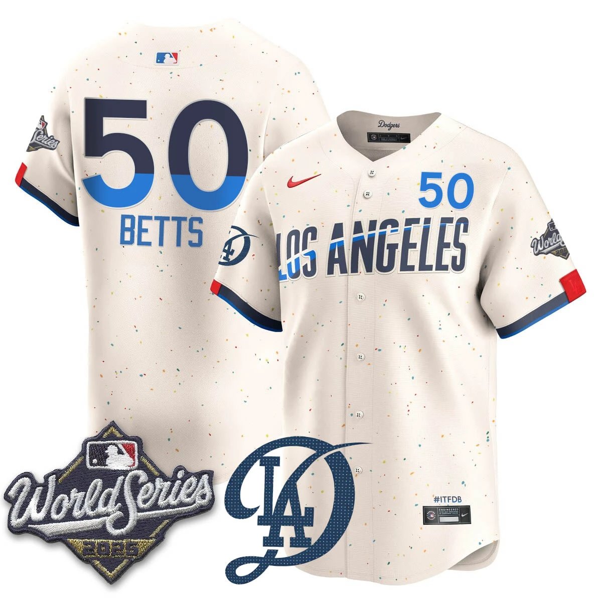 Los Angeles Dodgers 2025 World Series Jersey - All Stitched by Los Angeles Dodgers