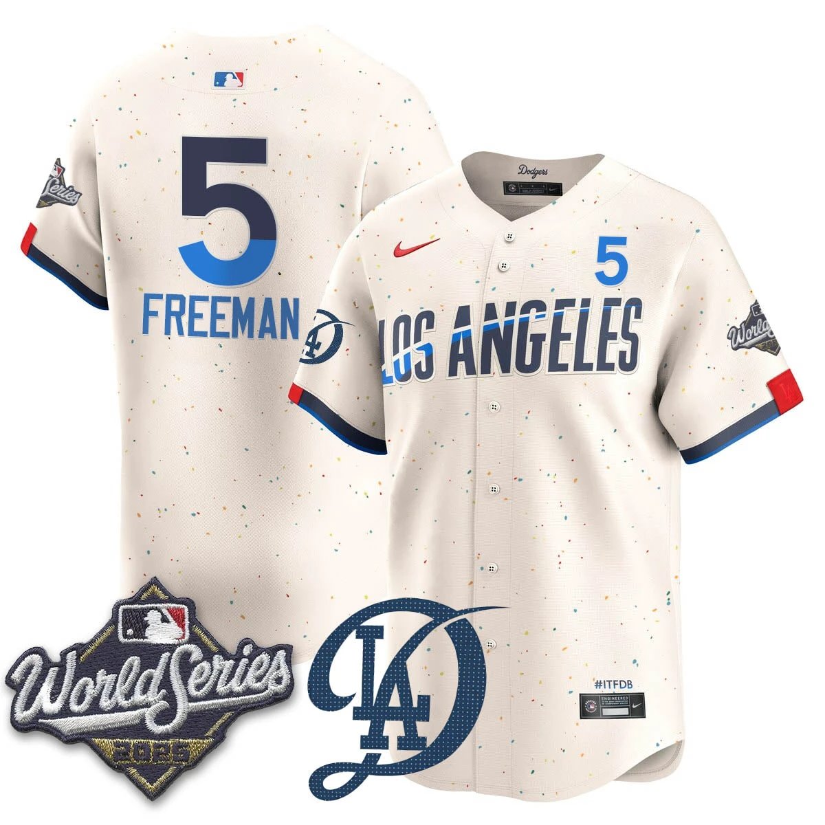Los Angeles Dodgers 2025 World Series Jersey - All Stitched by Los Angeles Dodgers