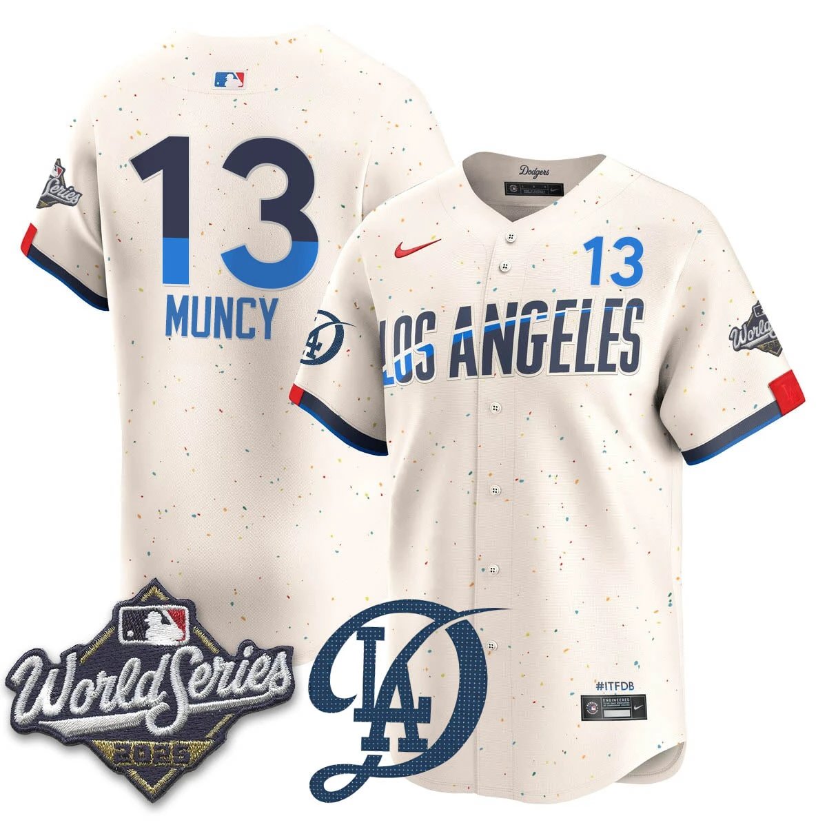 Los Angeles Dodgers 2025 World Series Jersey - All Stitched by Los Angeles Dodgers