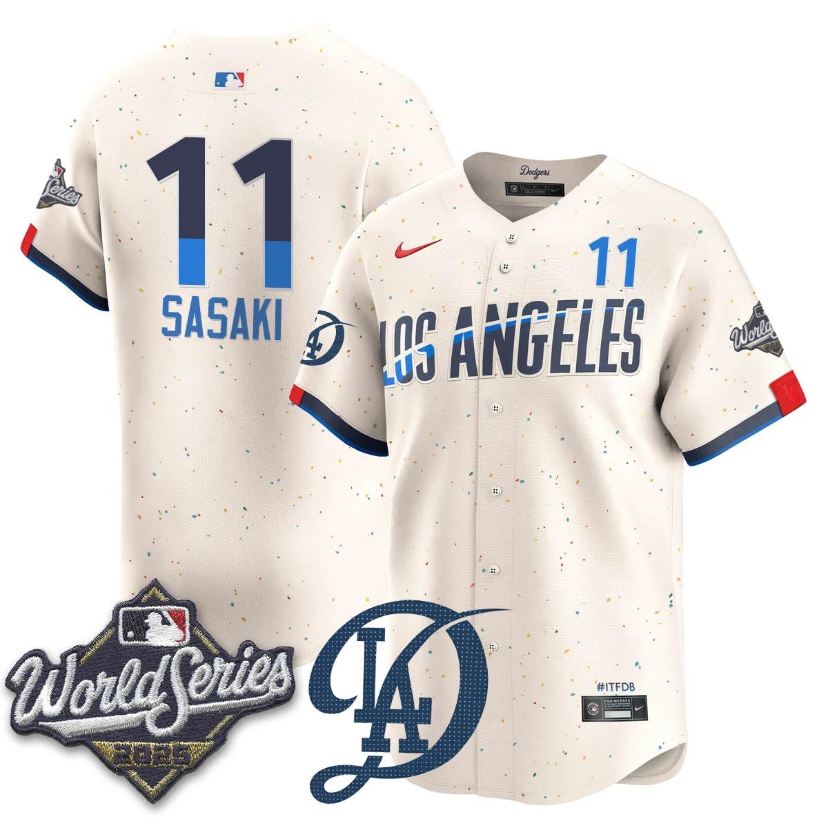 Los Angeles Dodgers 2025 World Series Jersey - All Stitched by Los Angeles Dodgers