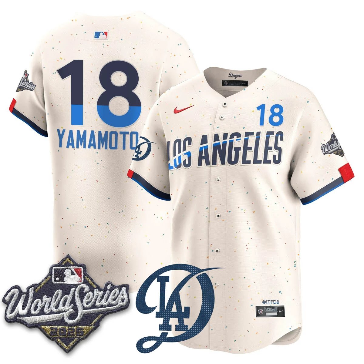Los Angeles Dodgers 2025 World Series Jersey - All Stitched by Los Angeles Dodgers