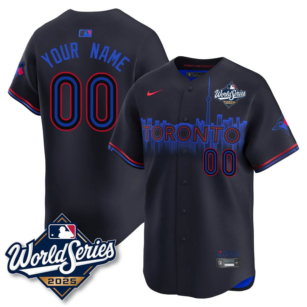Toronto Blue Jays 2025 World Series Jersey - All Stitched by Toronto Blue Jays