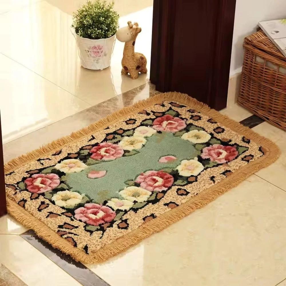 Classic Floral Bloom Bath Mat by Casa & Beyond