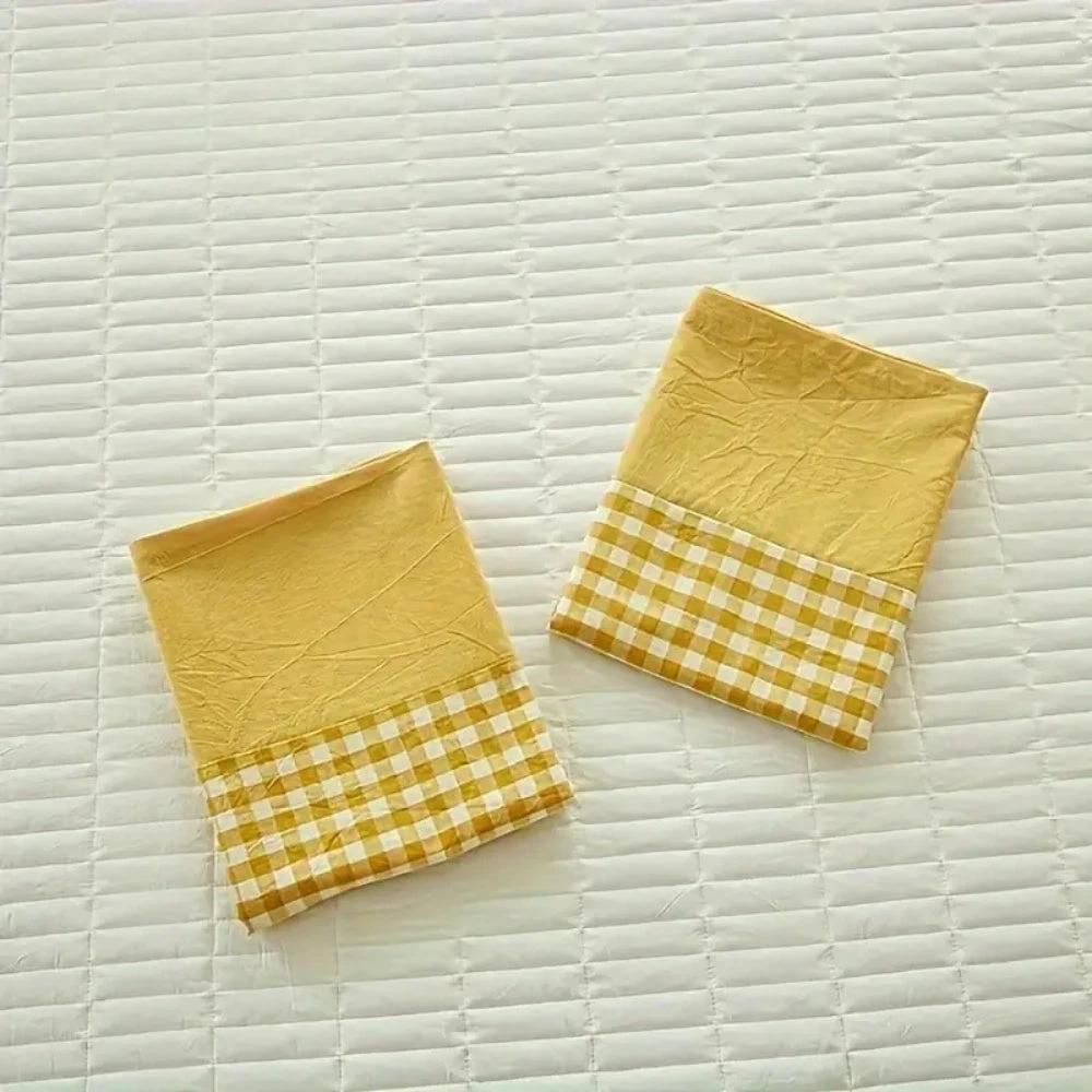 Classic Gingham Soft Pillow Case by Casa & Beyond