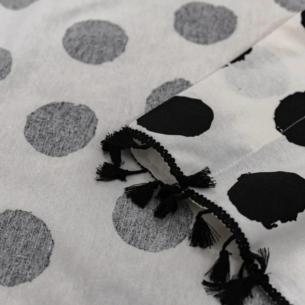 Chic Polka Dot Tassel Window Curtain by Casa & Beyond