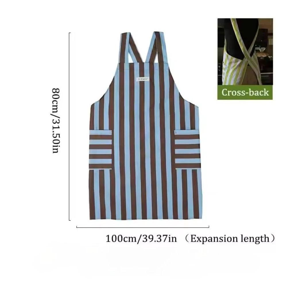 Classic Line Striped Apron by Casa & Beyond.