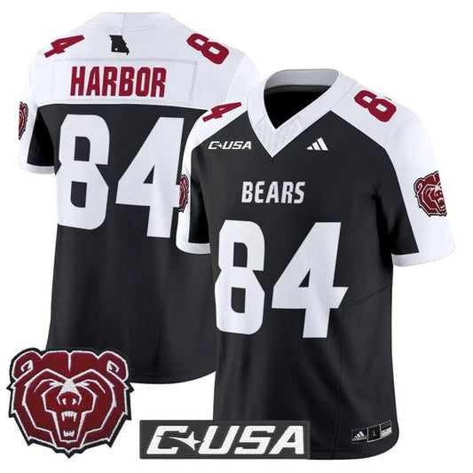 Clay Harbor Jersey #84 Missouri State Bears 2025 Limited Stitched by My Store NCAA Football Jerseys