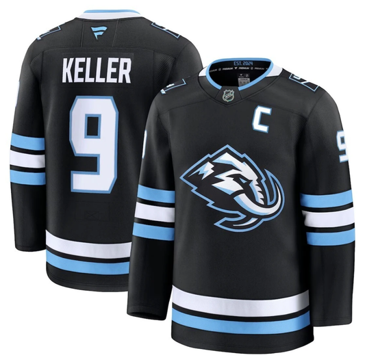 Clayton Keller Jersey #9 Utah Home Away Premium Player Stitched by Hockey David