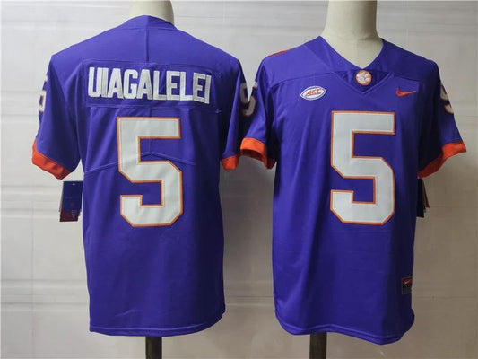 Clemson Tigers #5 Uiagalelei College Football Jersey Purple by My Store