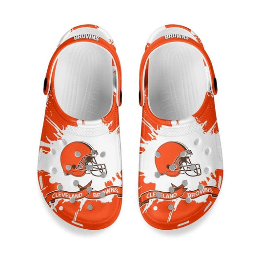 Cleveland Browns Crocs Unisex Clogs Clog Shoes by Crocs
