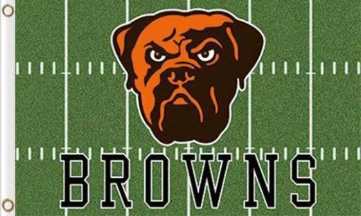 Cleveland Browns Green Flag 3X5 Ft Polyester Banner USA 90x150cm by flagsjustdoit
