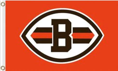 Cleveland Browns National Football Flag 3X5 Ft Polyester Banner USA 90x150cm by flagsjustdoit