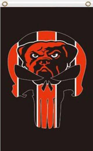 Cleveland Browns Retro Style Man-Cave Flag 3x5 ft Sports Banner Garage by flagsjustdoit