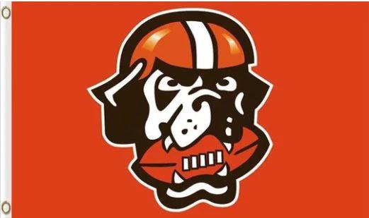 Cleveland Browns Team Flag 3X5 Ft Polyester Banner USA 90x150cm by flagsjustdoit