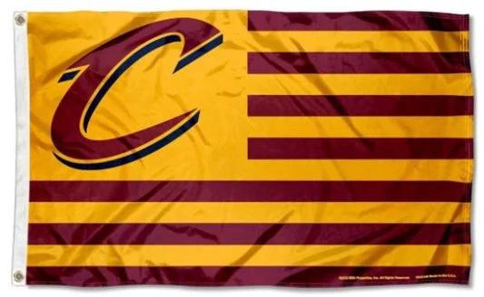 Cleveland Cavaliers Basketball Club Yellow Flag 3X5Ft Polyester Banner USA Digital Print by flagsjustdoit