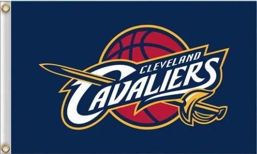 Cleveland Cavaliers Blue Flag 3X5Ft Polyester Banner USA Digital Print by flagsjustdoit